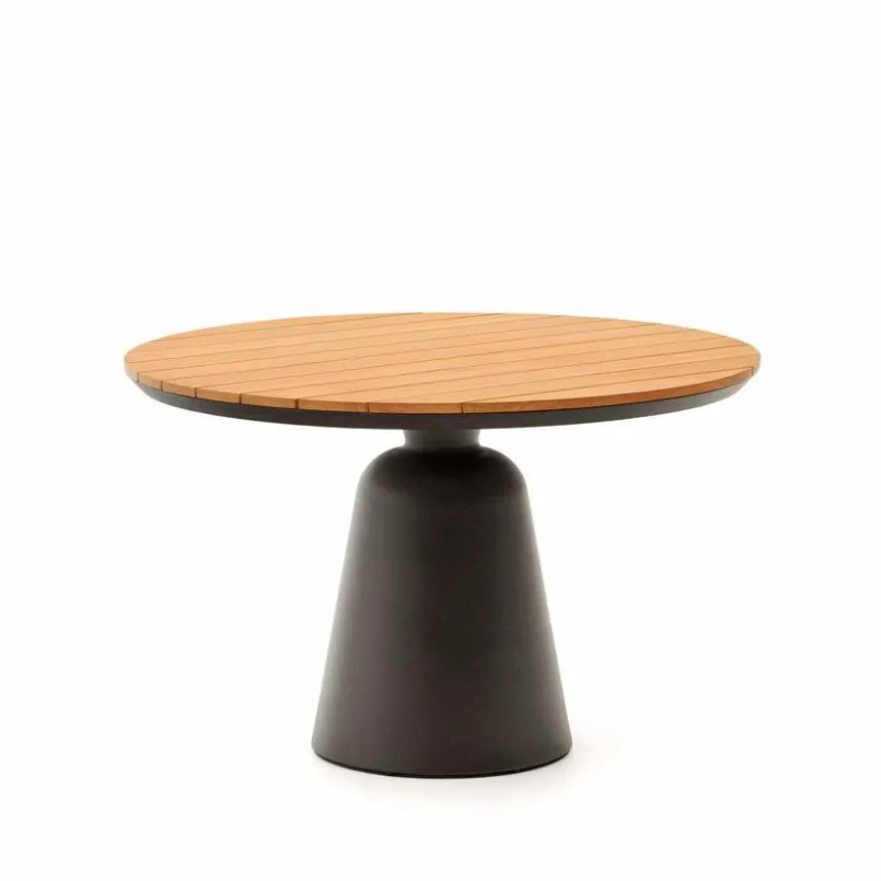 Kave Home Gartentische|Esstische-Esstisch Tudons 120 cm Teak