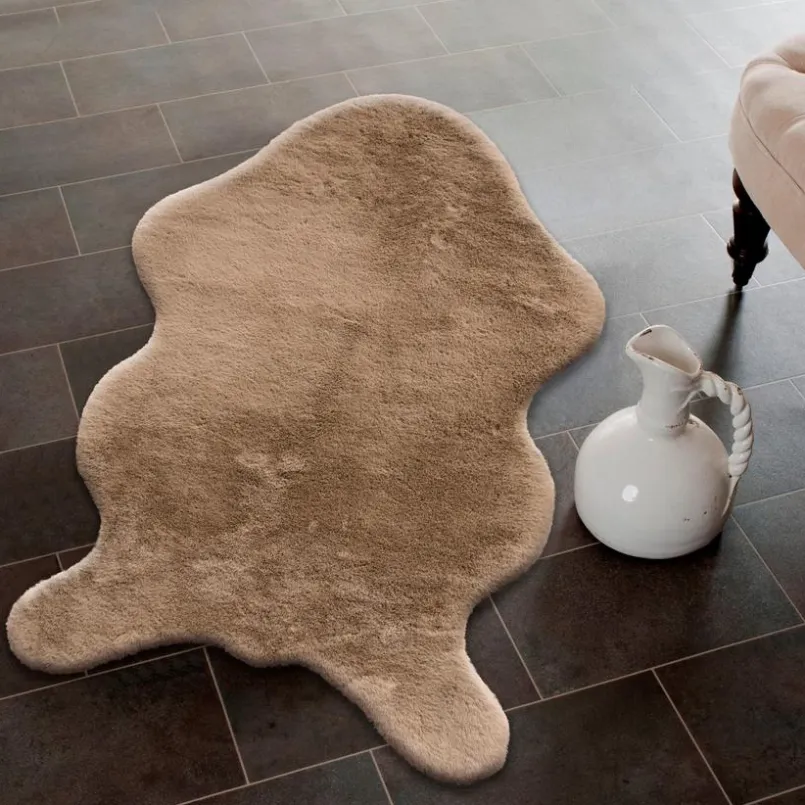 Felle & Fellteppiche| Fellimitat Happy 2 60 x 90 cm Toffee