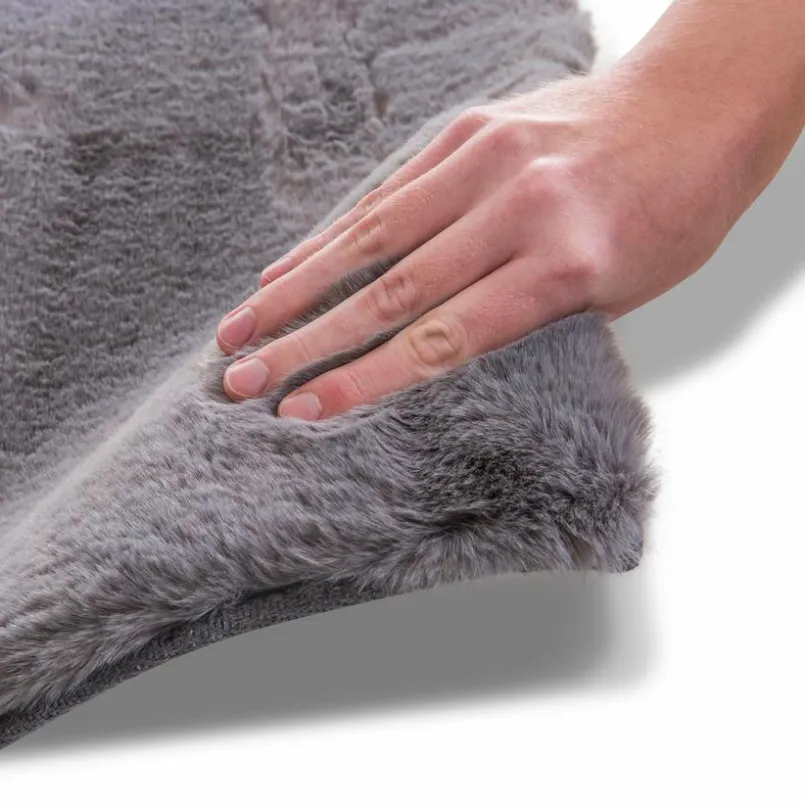 Felle & Fellteppiche| Fellteppich Imitat Cuddly Fur 140x190 cm Grau
