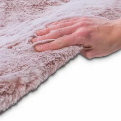 Fellteppich Imitat Melange Ø 160 cm< Outlet