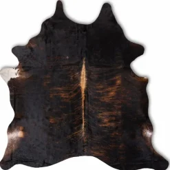Felle & Fellteppiche-Fellteppich 150 x 230 cm Dunkelbraun