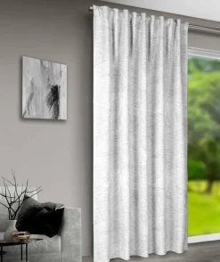 Vorhänge & Gardinen|Collection Noblesse Fertiggardine Nathan 135 x 245 cm Silber