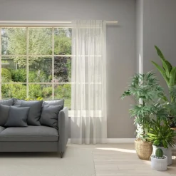 Vorhänge & Gardinen-Fertiggardine Allure 140 x 245 cm Beige