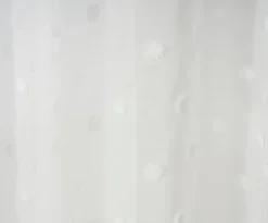 Gözze Vorhänge & Gardinen-Fertiggardine Dots 140 x 245 cm Weiß