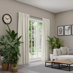 Vorhänge & Gardinen-Fertiggardine Velvetdream Beige
