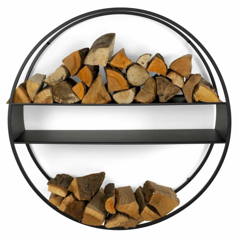 Regale|Regale|Spinder Design Feuerholzsammler Timber Schwarz