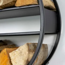 Regale|Regale|Spinder Design Feuerholzsammler Timber Schwarz