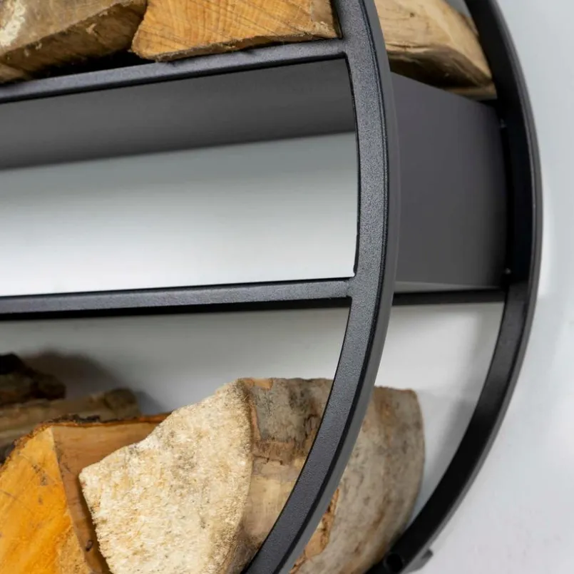 Regale|Regale|Spinder Design Feuerholzsammler Timber Schwarz