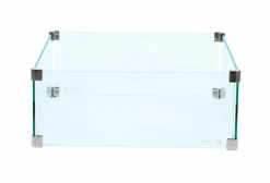 Cosi Zubehör-Feuerstellen-Glasaufsatz Square Glas Set L