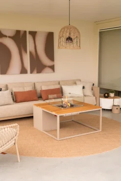 Feuertische|Loungetische|Cosi Feuertisch loft 100 x 100 cm Beige