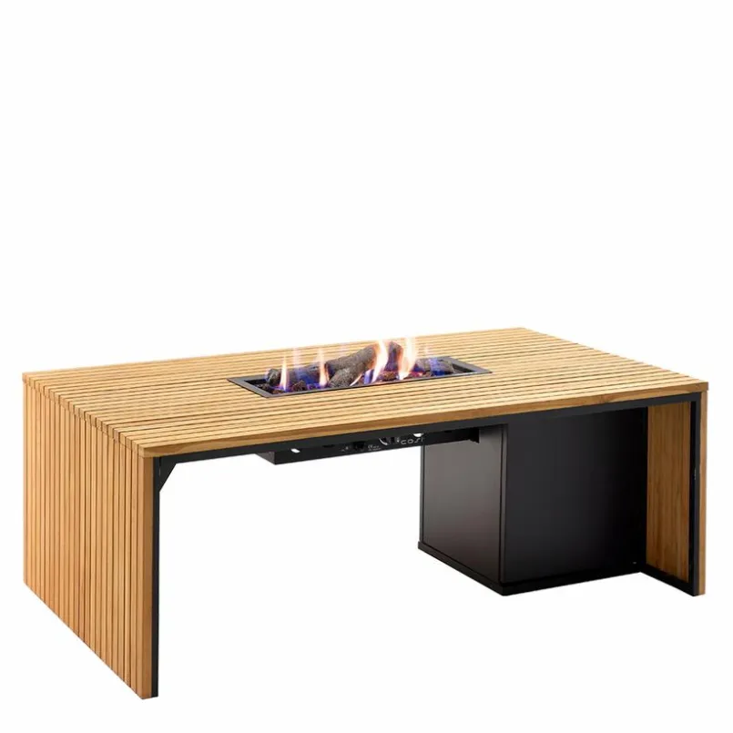 Feuertische|Cosi Feuertisch bridge 80 x 140 cm Teak