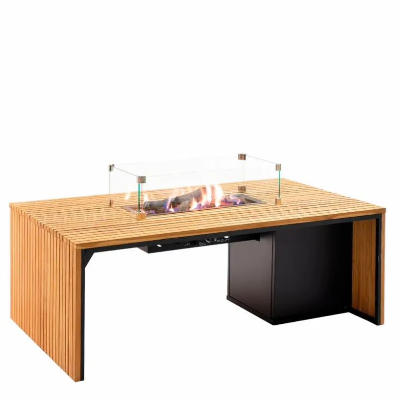 Feuertische|Cosi Feuertisch bridge 80 x 140 cm Teak