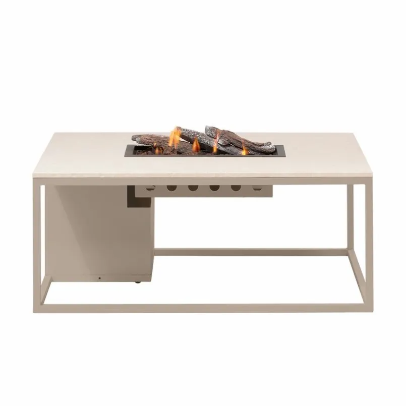 Feuertische|Cosi Feuertisch loft 80 x 120 cm Grau / Beige