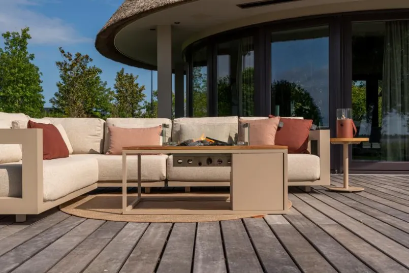 Feuertische|Cosi Feuertisch loft 80 x 120 cm Beige