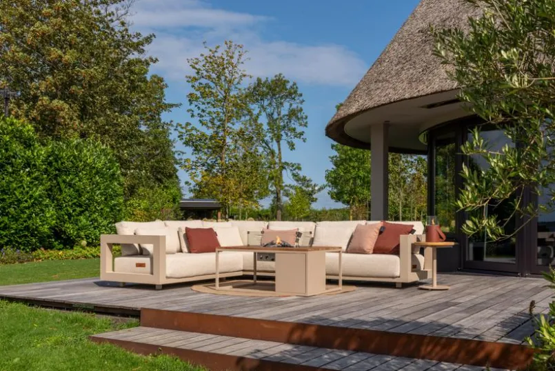 Feuertische|Cosi Feuertisch loft 80 x 120 cm Beige