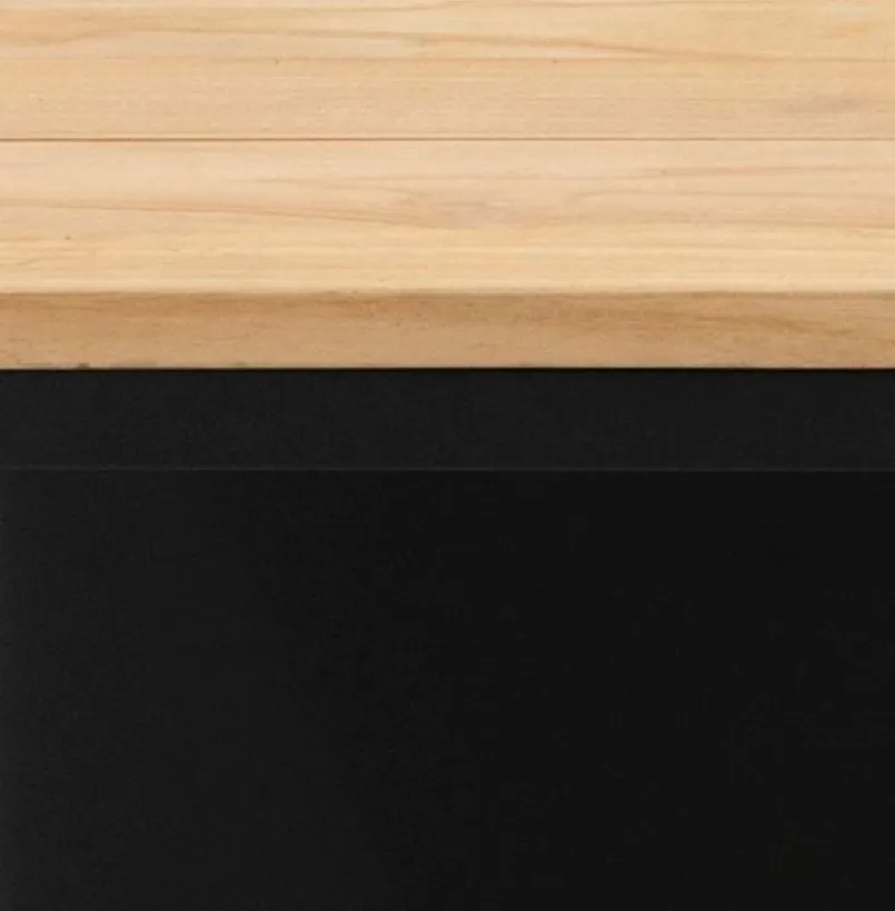 Cosi Feuertische-Feuertisch loft 80 x 120 cm Schwarz / Braun