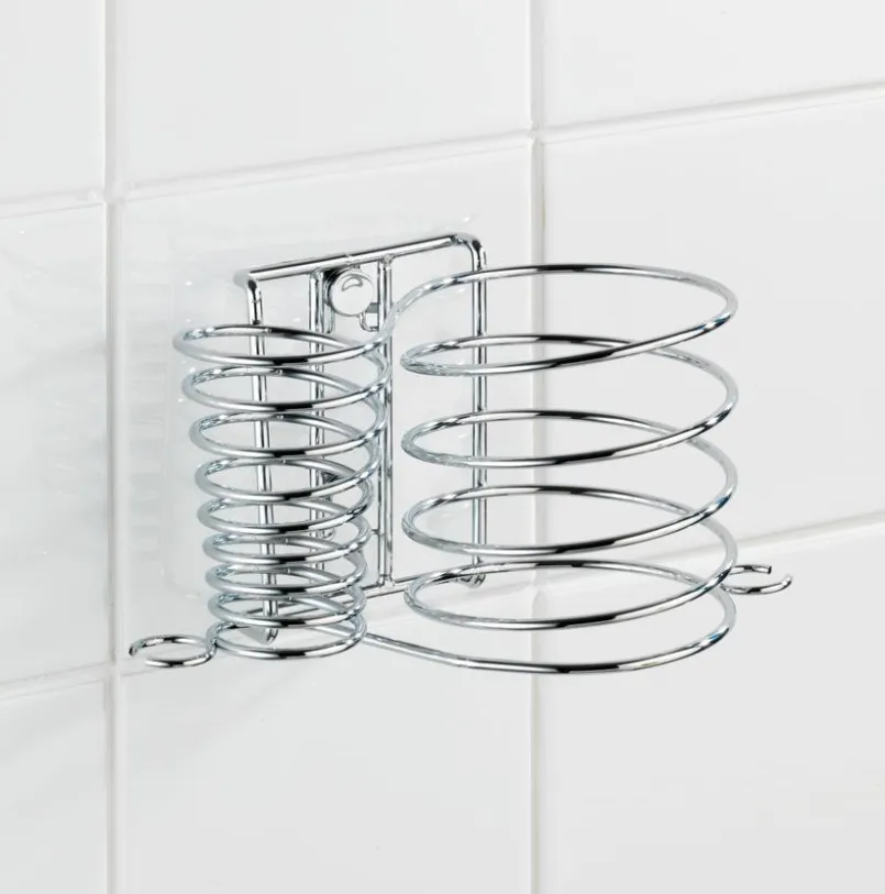 Badzubehör|WENKO Föhnhalter Milano Silber