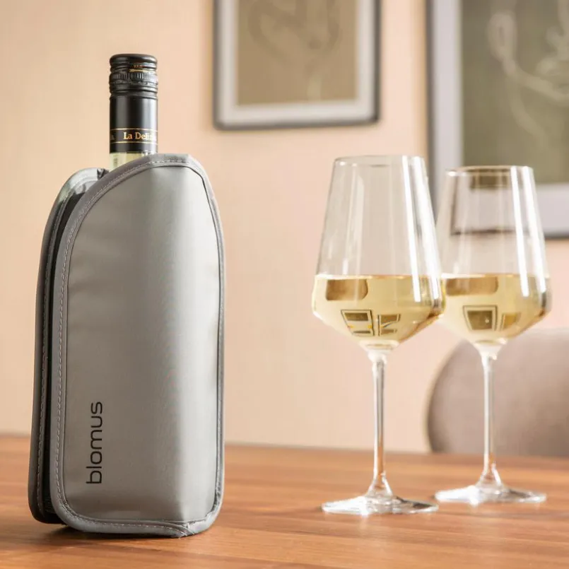 blomus Bar- & Weinzubehör-Flaschenkühler Amilio 21 cm Grau