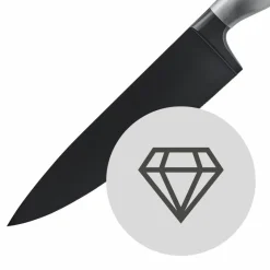 WMF Schneidwaren-Fleischmesser Ultimate 20 cm Schwarz