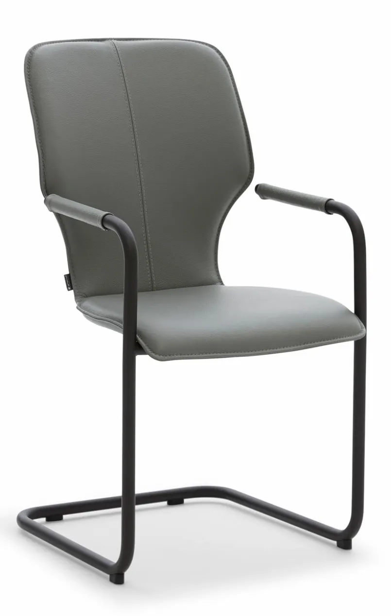 Musterring Stühle-Freischwinger Nevio V1454 Grau