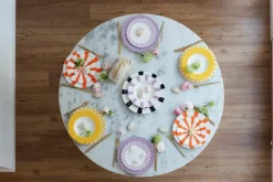 Geschirr|KARE DESIGN Frühstücksteller Harlequin Ø 21 cm Lila
