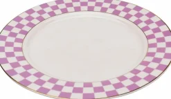 Geschirr|KARE DESIGN Frühstücksteller Harlequin Ø 21 cm Lila