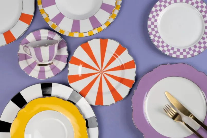 Frühstücksteller Harlequin Ø 21,5 cm<KARE DESIGN Discount