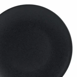 CreaTable Geschirr-Frühstücksteller Soft Touch Ø 21 cm Schwarz