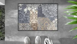 Fußmatte Armonia Grey 75 x 120 cm<Wash & Dry Outlet