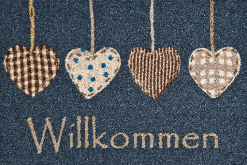 Fußmatte Cottage Hearts 40 x 60 cm<Wash & Dry
