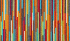 Wash & Dry Fußmatten-Fußmatte Mikado Stripes 75 x 120 cm Bunt