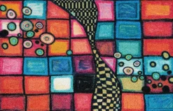 Wash & Dry Fußmatten-Fußmatte Tundra Tiger 75 x 120 cm Bunt