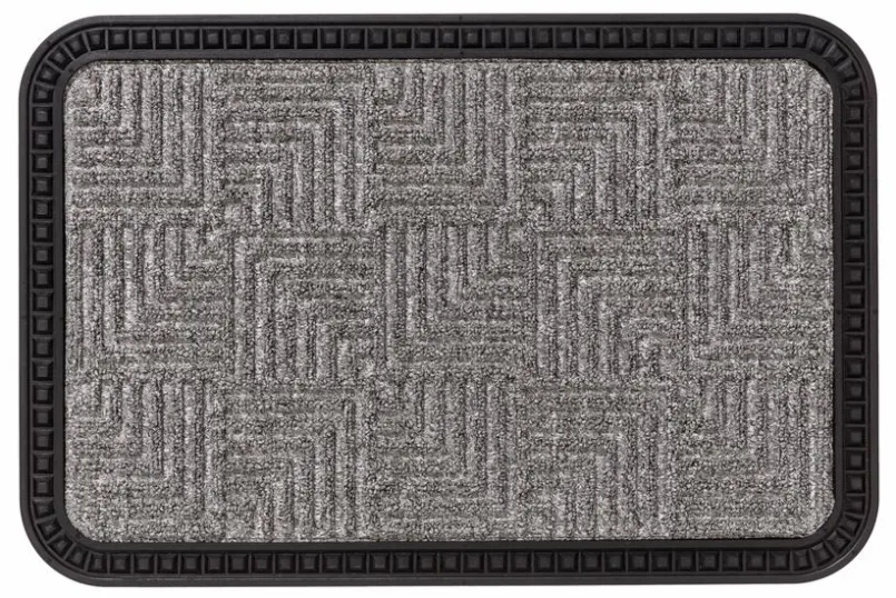 Fußmatten|Astra Fußmatte Border Star 40 x 60 cm Silber
