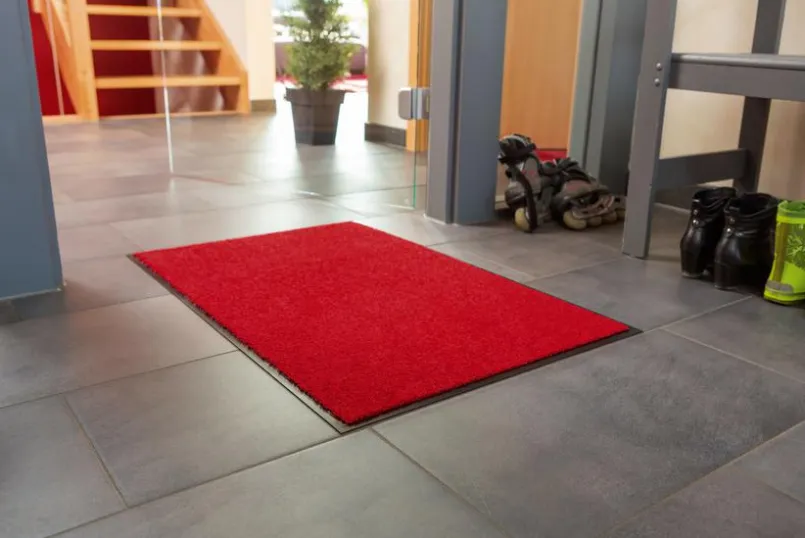 Fußmatten| Fußmatte Proper Tex uni 40 x 60 cm Rot