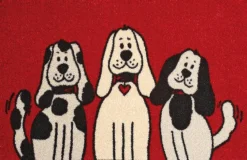 Fußmatte Three Dogs 50 x 75 cm<Wash & Dry
