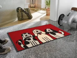 Fußmatte Three Dogs 50 x 75 cm<Wash & Dry