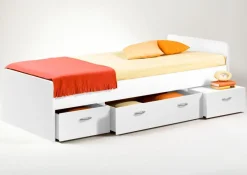 Jugendbetten|Jugendbetten|BEGABINO Funktionsbett Boro 90 x 200 cm Weiß
