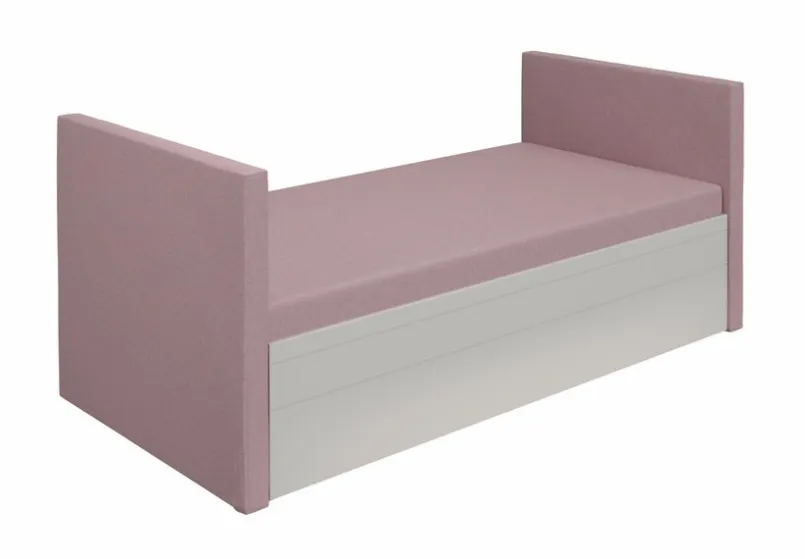 Paidi Jugendbetten|Jugendbetten-Funktionsbett Flynn 100 x 200 cm Rosa / Grau