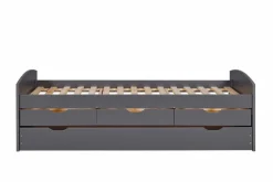 Inter Link Jugendbetten|Jugendbetten-Funktionsbett Lena 90 x 200 cm Grau