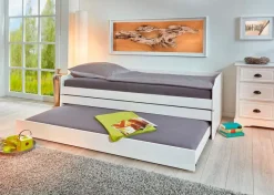 Jugendbetten|Jugendbetten|Inter Link Funktionsbett Lotar 90 x 200 cm Weiß