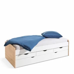 Jugendbetten|Jugendbetten|BEGABINO Funktionsbett Nessi 90 x 200 cm Eiche Sonoma