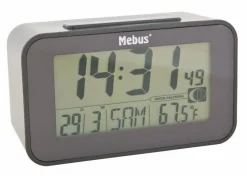 Wecker|Mebus Funkwecker 51460 Schwarz