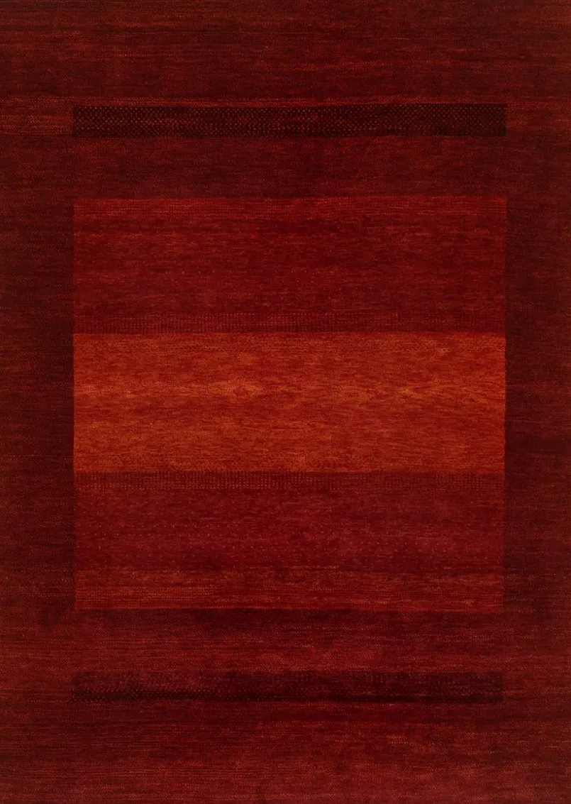 Natur(Look) Teppiche| Gabbeh Teppich Milano Vision 70 x 140 cm Rot