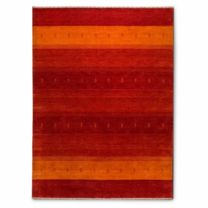 Natur(Look) Teppiche| Gabbeh Teppich Loom Lori 170 x 230 cm Rot