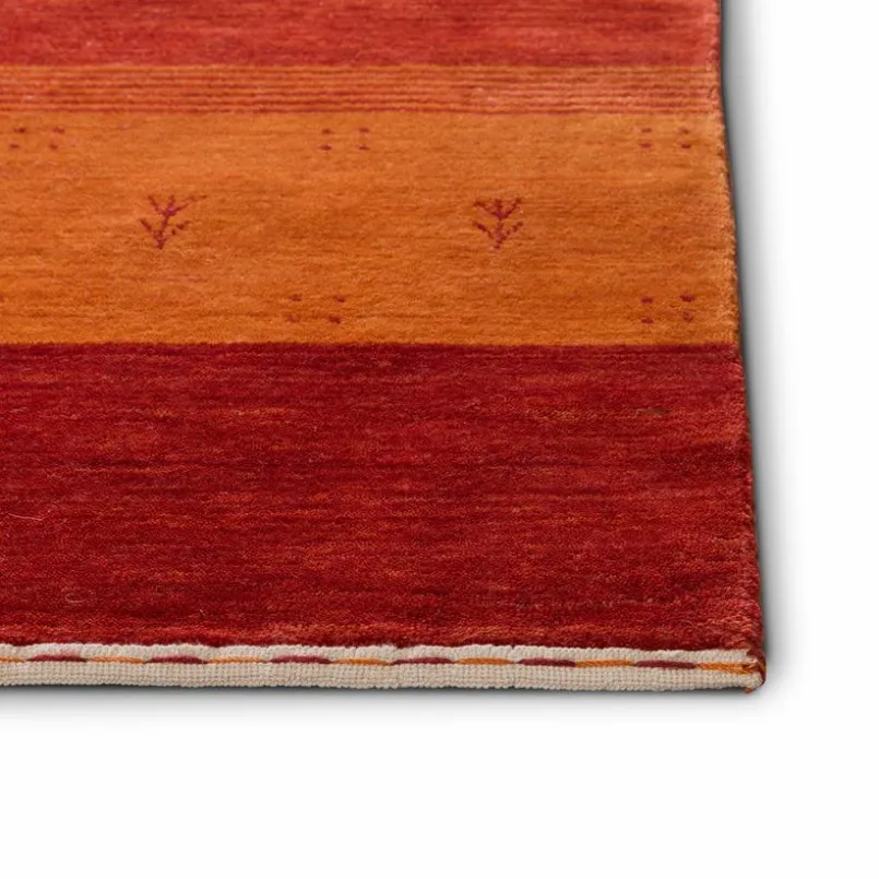 Natur(Look) Teppiche| Gabbeh Teppich Loom Lori 170 x 230 cm Rot