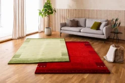 Natur(Look) Teppiche| Gabbehteppich Country Style 170 x 240 cm Rot