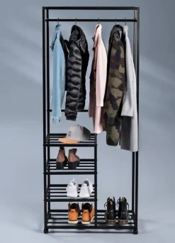 Garderoben-Komplettsets| Garderobe Andorra Schwarz
