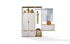 Garderoben-Komplettsets|Mäusbacher Garderobe Padua Eiche / Grau