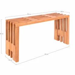 Garderobenbänke| Garderobenbank Benidorm Teak