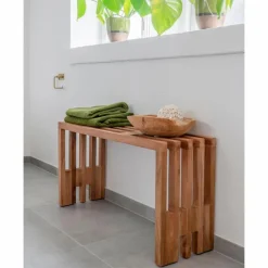 Garderobenbänke| Garderobenbank Benidorm Teak